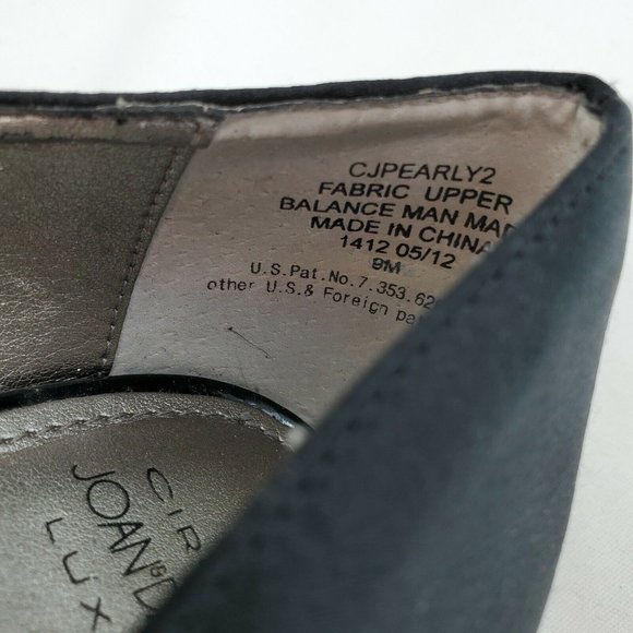 Circa Joan David Luxe Womens Black Heels Size US 9 - Picture 10 of 13